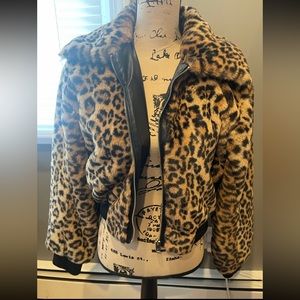 Urban outfitters animal print jacket size L